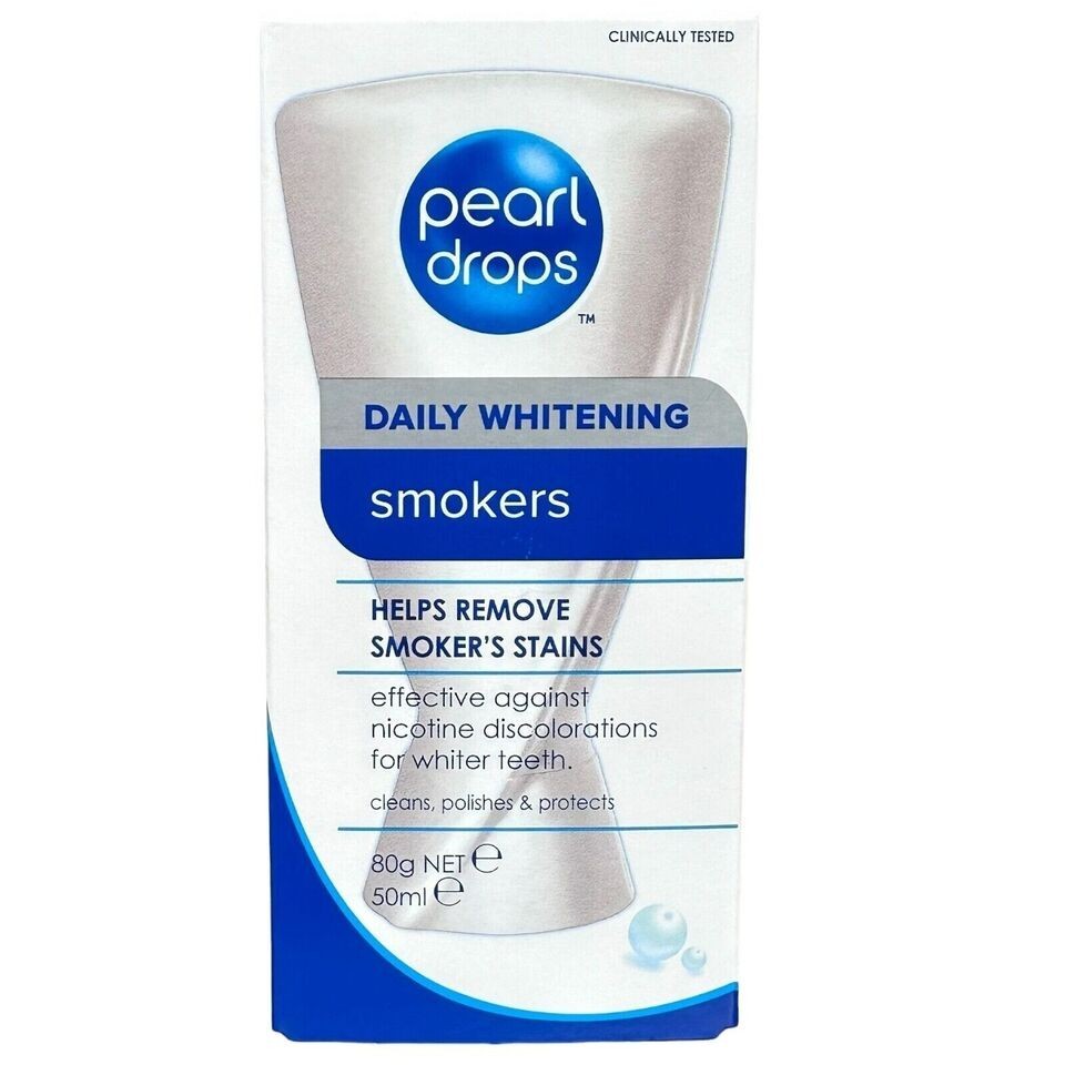 Pearl Drops Smokers - Whitening Smokers 50ml Tube- Oral Care -Toothpaste US