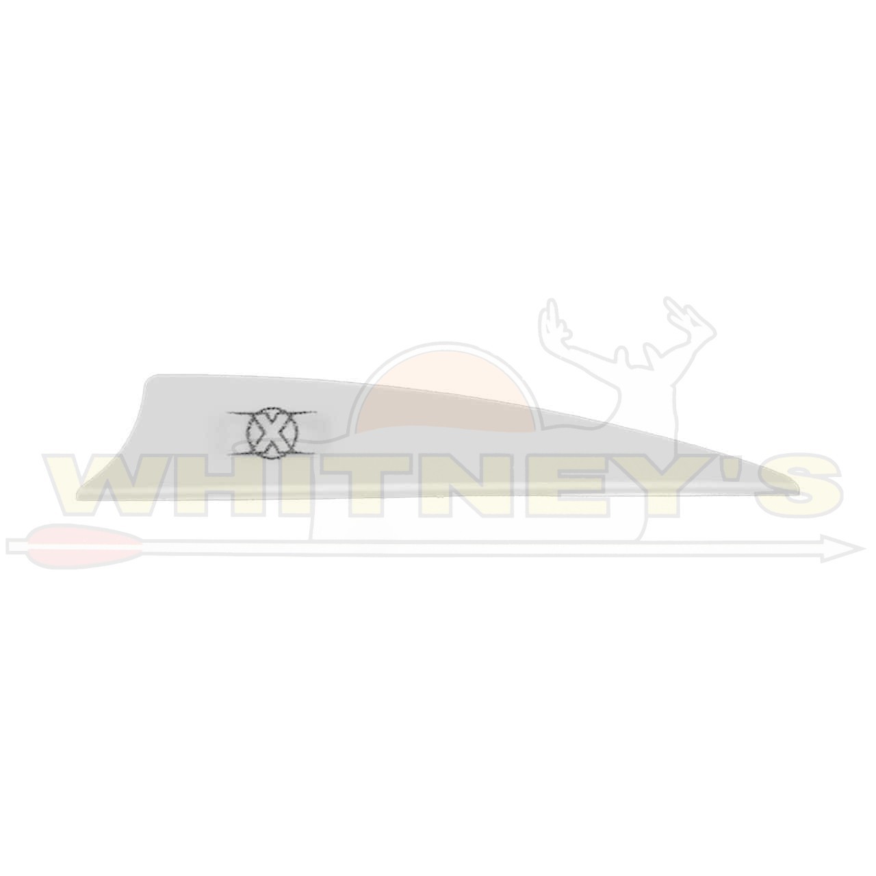 New Other - Bohning X Vanes - 3.5" - White - 25pk