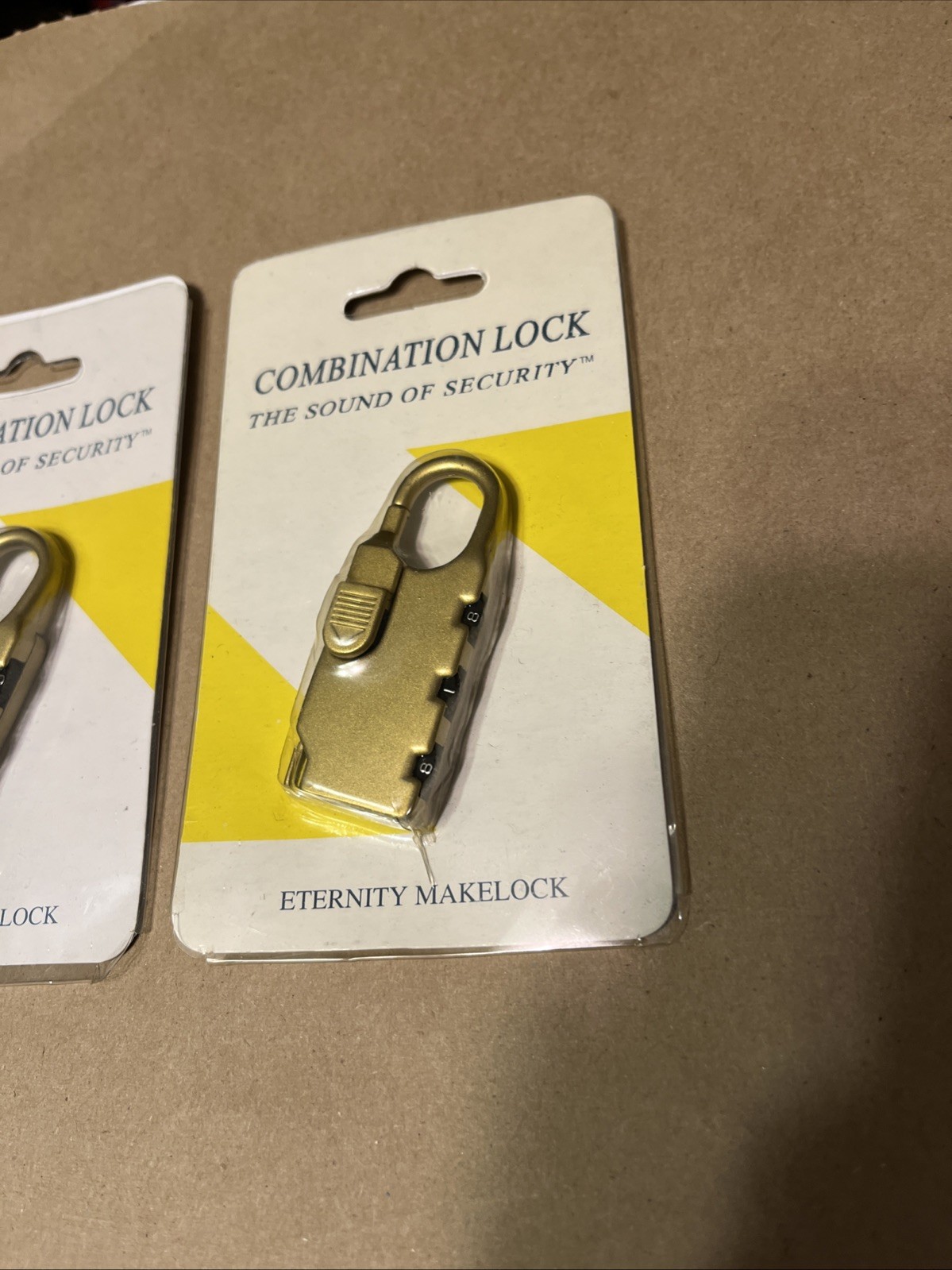2 Eternity Makelock 3-Digit Combination Locks – Vintage Set-It-Yourself Padlocks