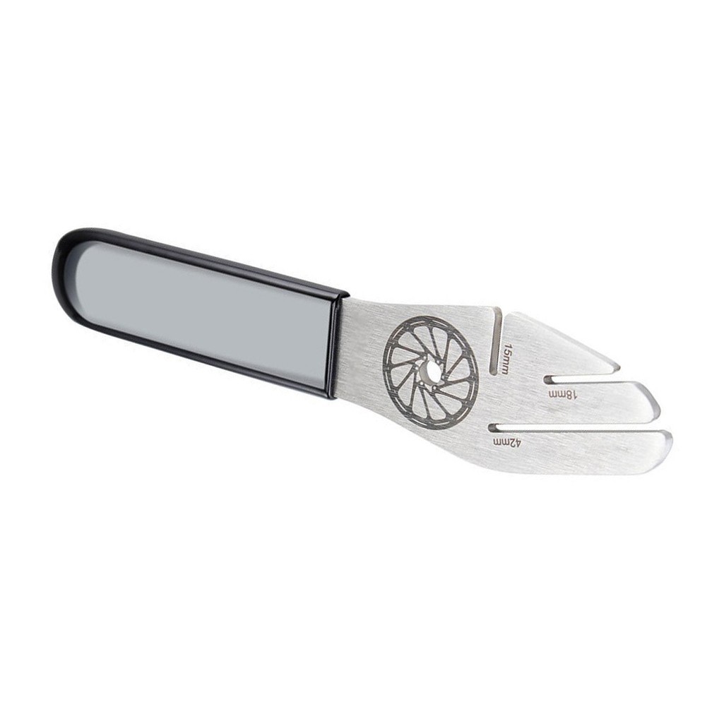 3 Slot Truing Wrench for MTB Road E-Bike Wheels Stainless Steel 7.44in Length