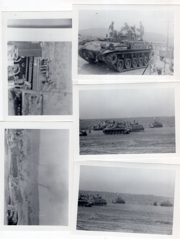 1970-80s US Army M42 Duster M48 Patton Tank M113 APC Lot 5 Original Photos