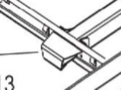 35578034 U-Haul Car Carrier Auto Transport BRAKE LINE COVER