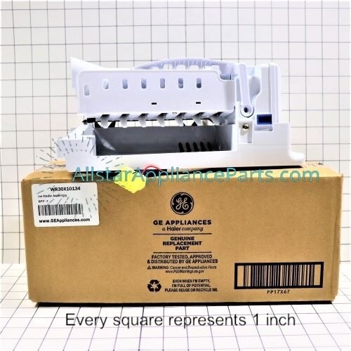 GE Refrigerator Ice Maker Assembly WR30X10134