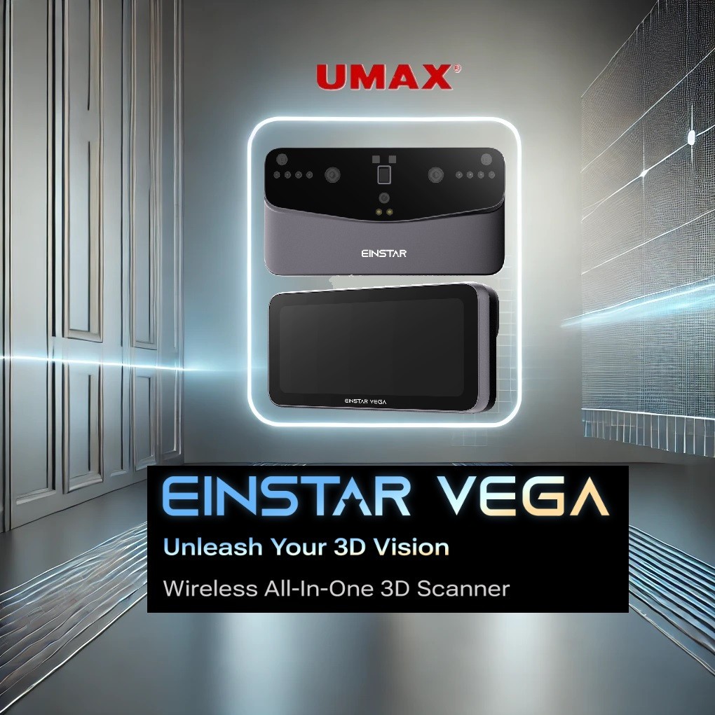 Einstar VEGA V 1.2 Handheld Wireless 3D Scanner 6.4 inch 2K AMOLED Titanium Gray