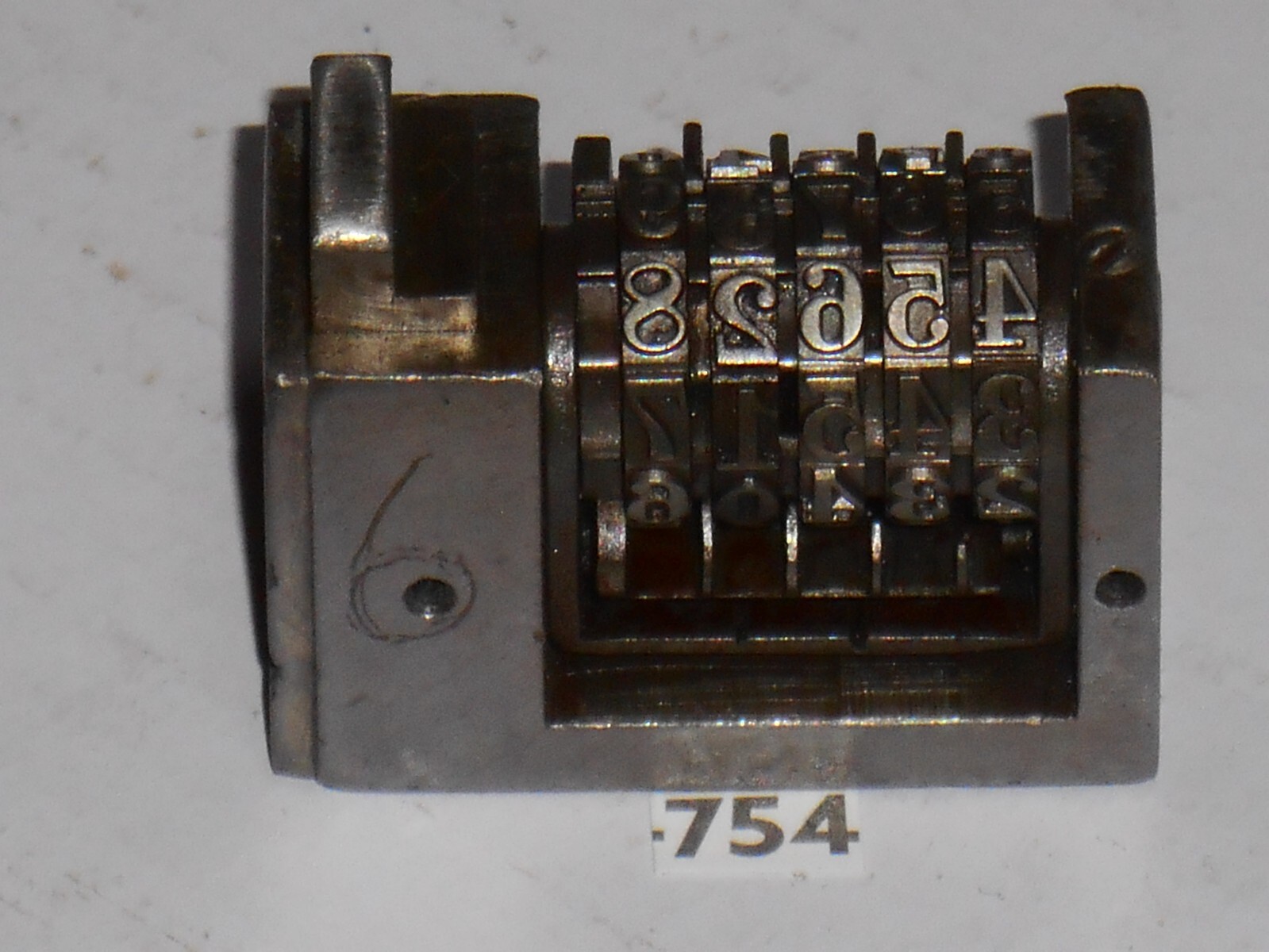 WETTER | Reverse letterpress numbering machine | 754