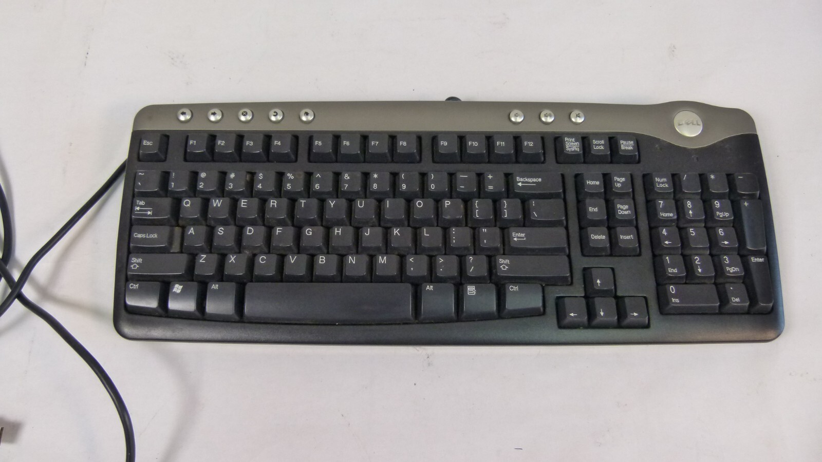 Dell SK-8125 USB 104-Key Black/Silver Wired USB Multimedia Keyboard