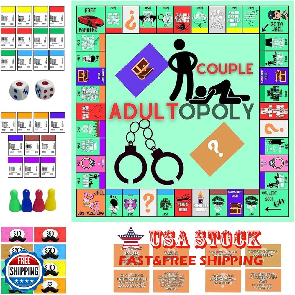 Adultopoly Board Game, Couple Board Game Prop, Bedroom Toys for Couples 2026