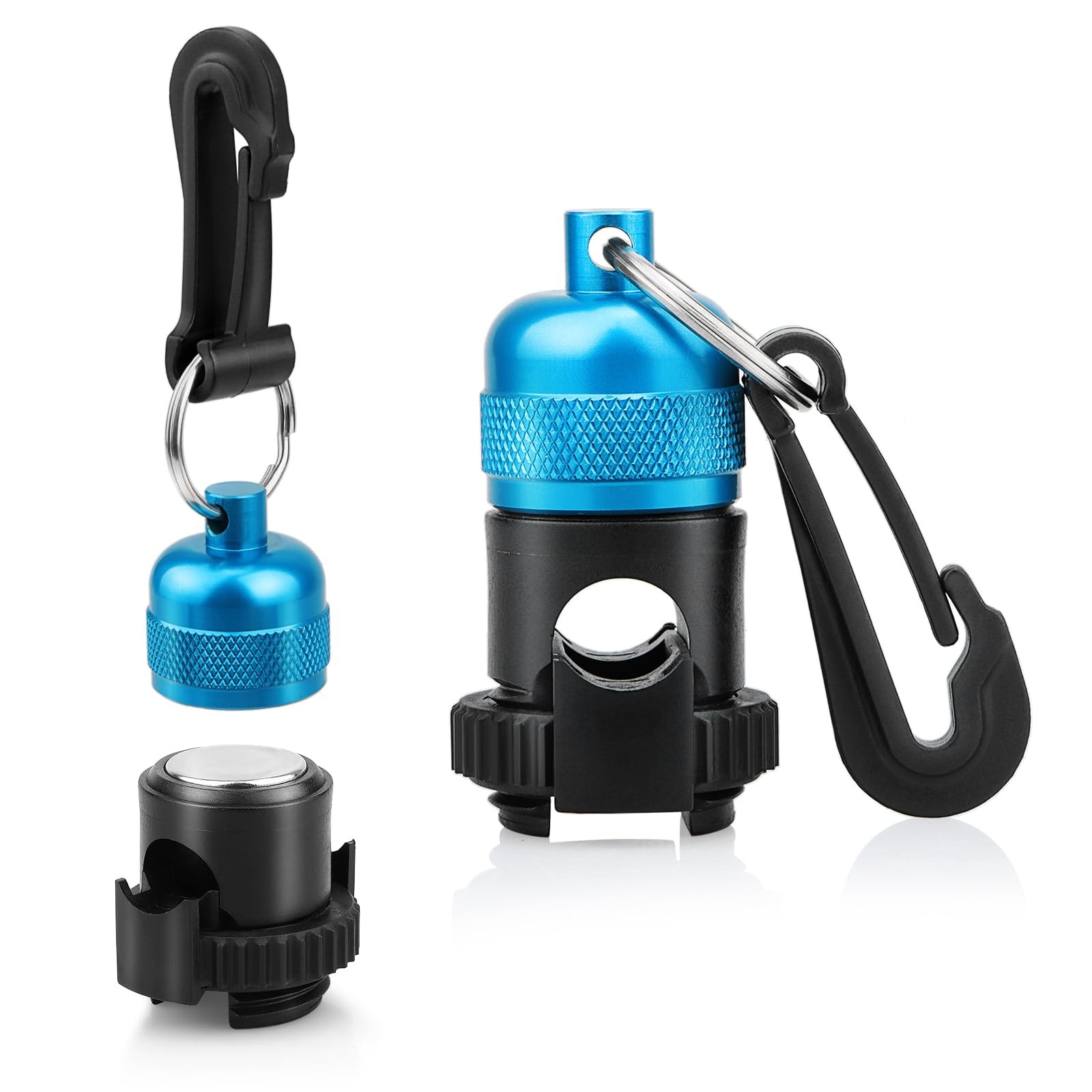 2PACK Scuba Regulator Hose Holder, Magnetic Adjustable Octopus Holder Octo Ta...