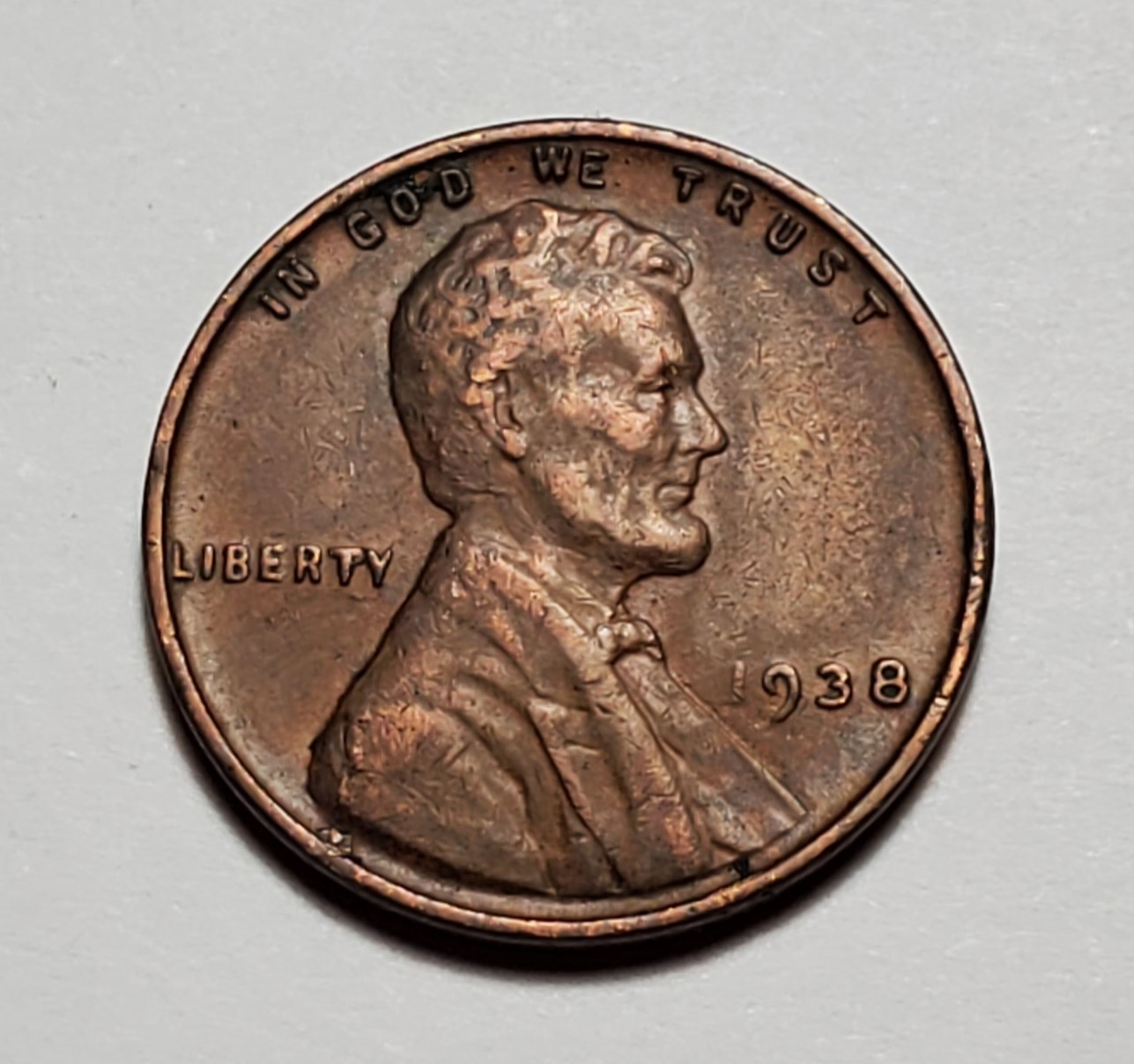 1938 P LINCOLN WHEAT PENNY #P3445