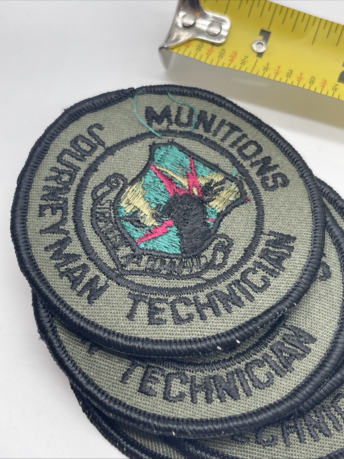 U.S. Military USAF Munitions Journeyman Technician Patch Insignia Subdued ERROR