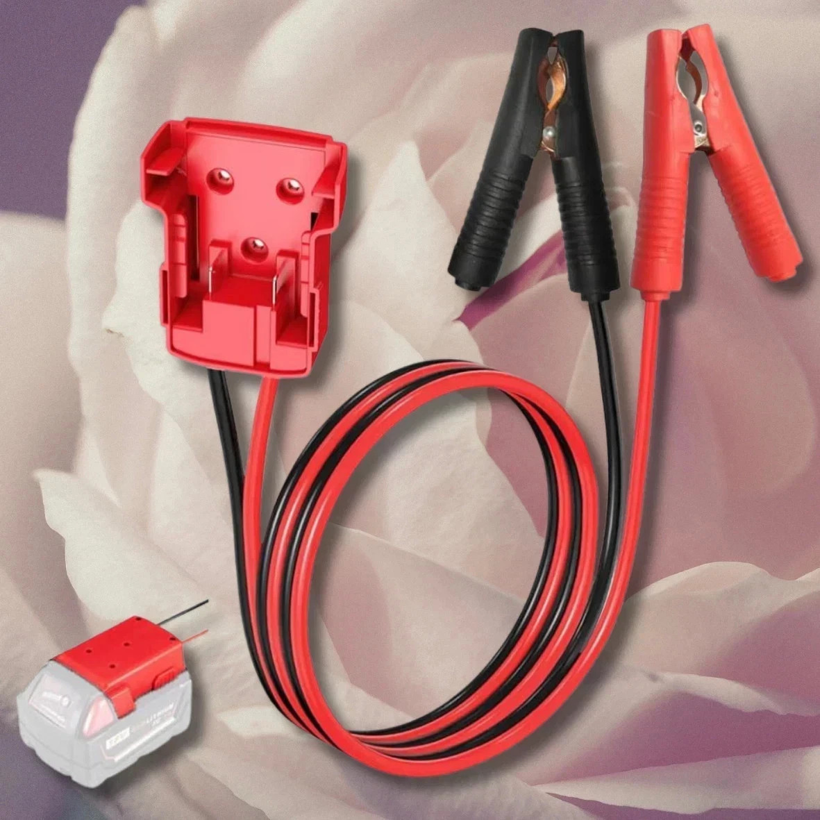 Milwaukee M18 Power Battery Jumper Starter Jump Kit 8 AWG Auto Booster Cable