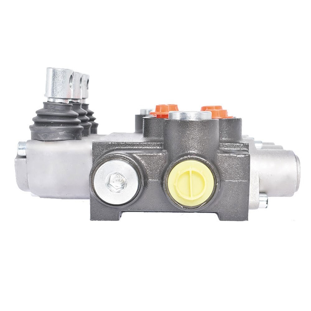 Hydraulic Directional Control 3 Spool Valve 11GPM Double Acting Adjustable US