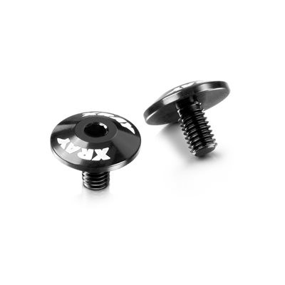 XRay 302590 - Aluminum Dual Steering Arm Screw, M3x7 (2)