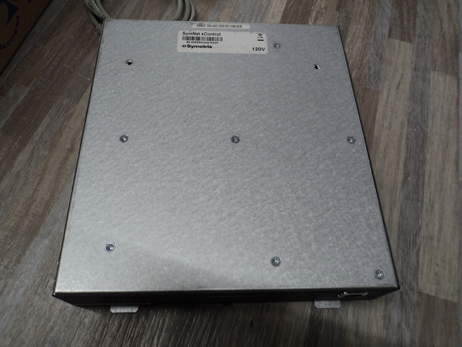 Symetrix External Control Expander Item ID: XCONTROL W/ SHELF
