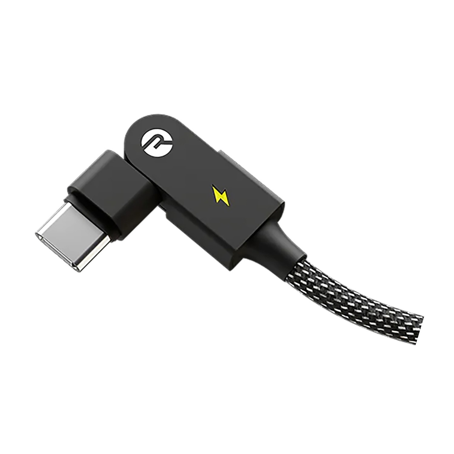 Raycon® Magic Spin 100Watt USB-C® to USB-C® Charge and Sync Cable 3.3 Ft.- Black
