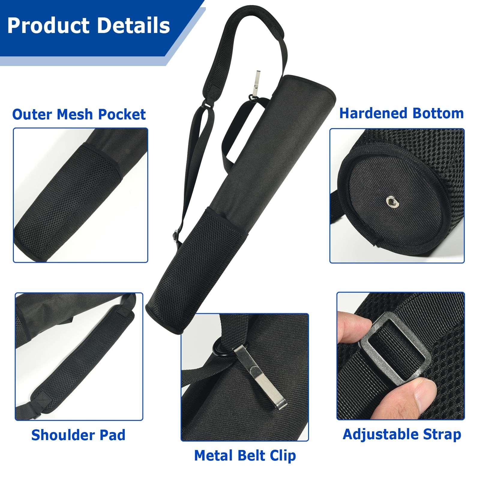 Cosmos Archery Arrow Quiver Holder Adjustable Backpack Bag Hip...