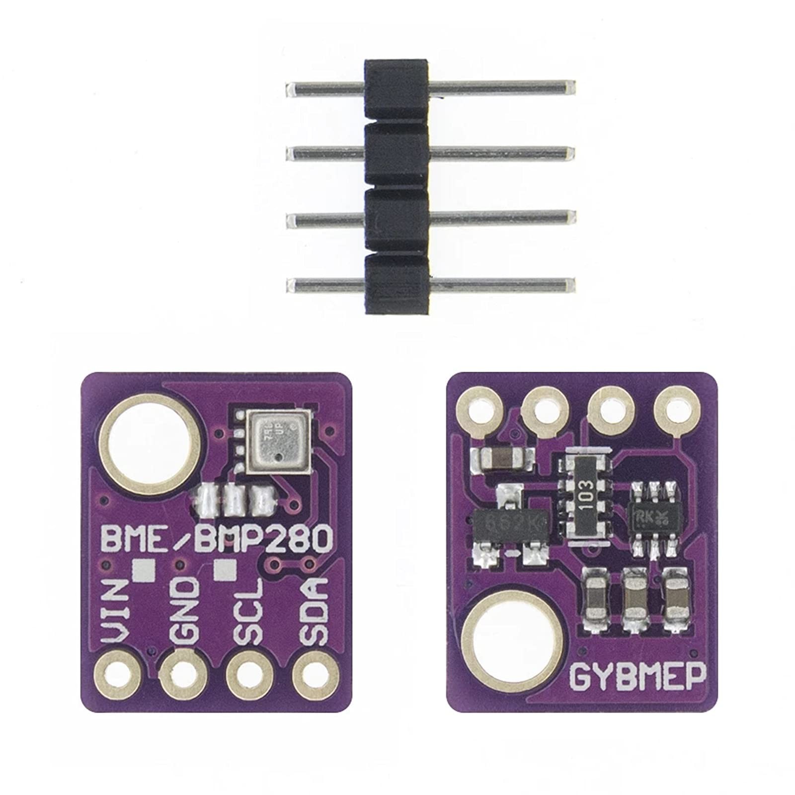 BME280 Digital 5V Temperature Humidity Atmospheric Pressure I2C 4 Pack
