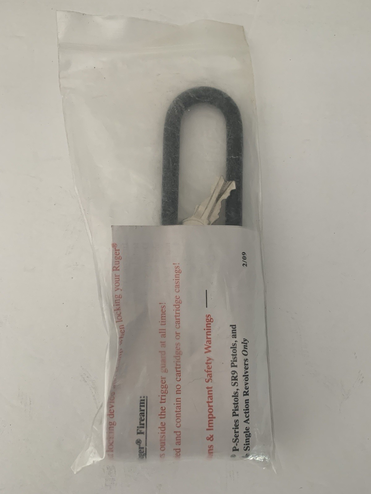 Ruger Gun Locks No. 5050 With 2 Keys New