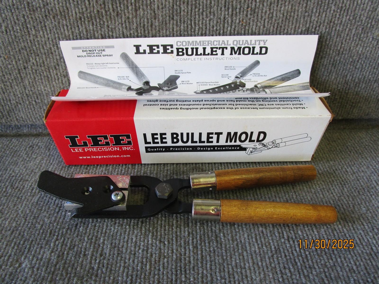 Lee TL314-90SWC Bullet Mold 90311 New