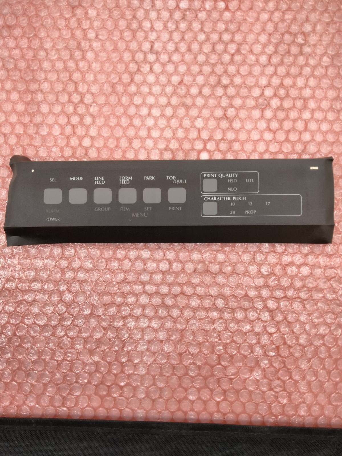 OKIDATA 2PU4003-5825 MICROLINE OPERATOR PANEL WITH HOLDER AND OVERLAY