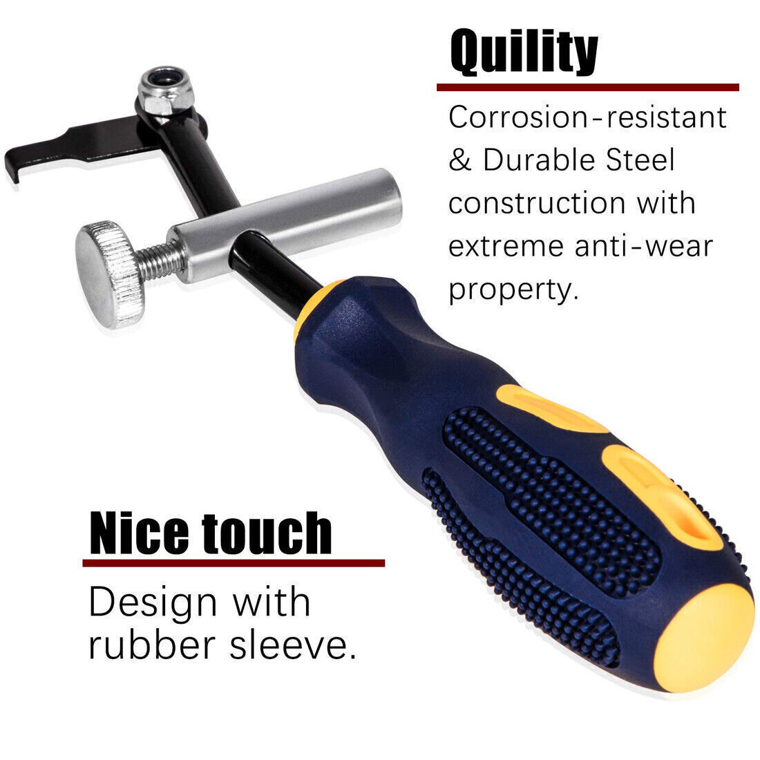 58430 Shaft Type Seal Puller W/ Spare Hook Crankshaft Camshaft Remover Auto Tool