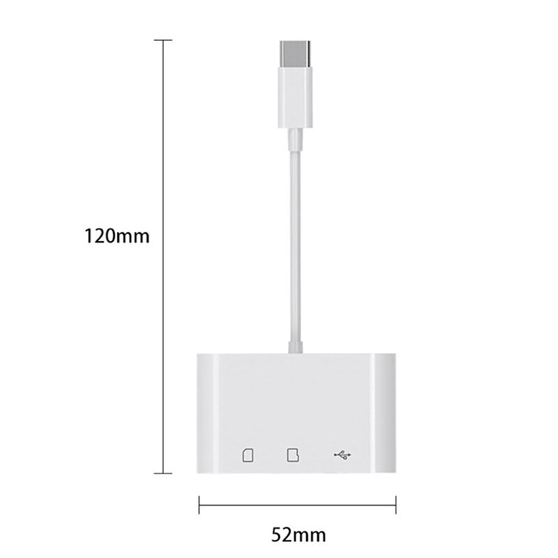 TF/SD Card Adapter Camera Reader Android Type-c For iPhone17 Pro Max Plusm lot