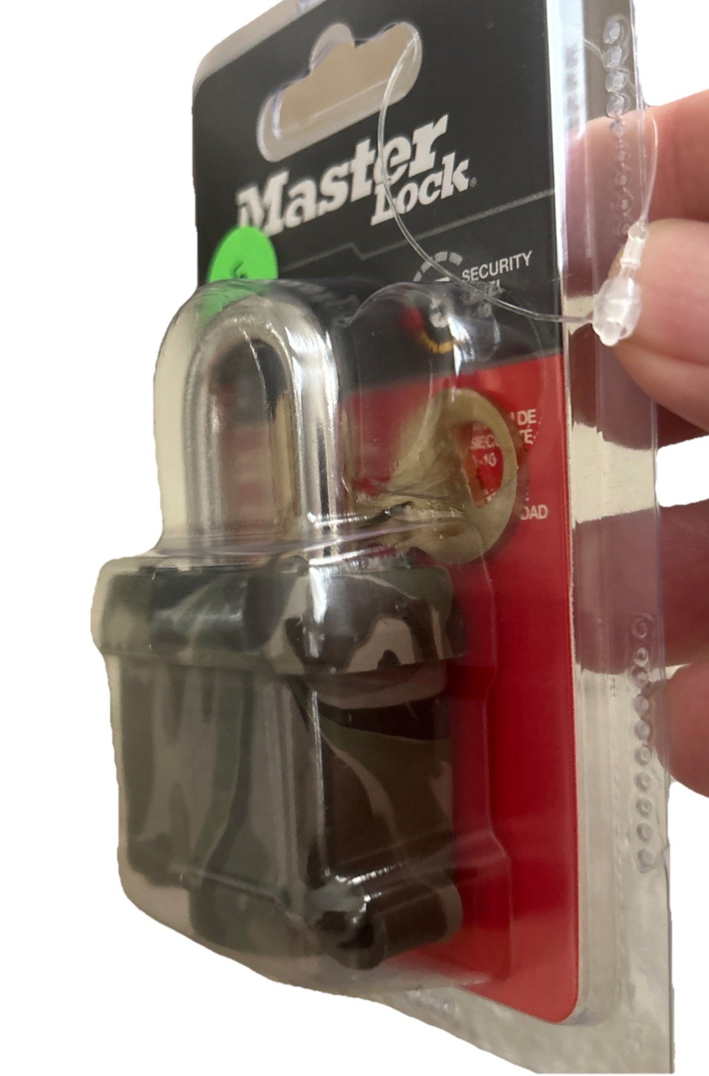 Masterlock Camo Keyed Padlock New Free Ship