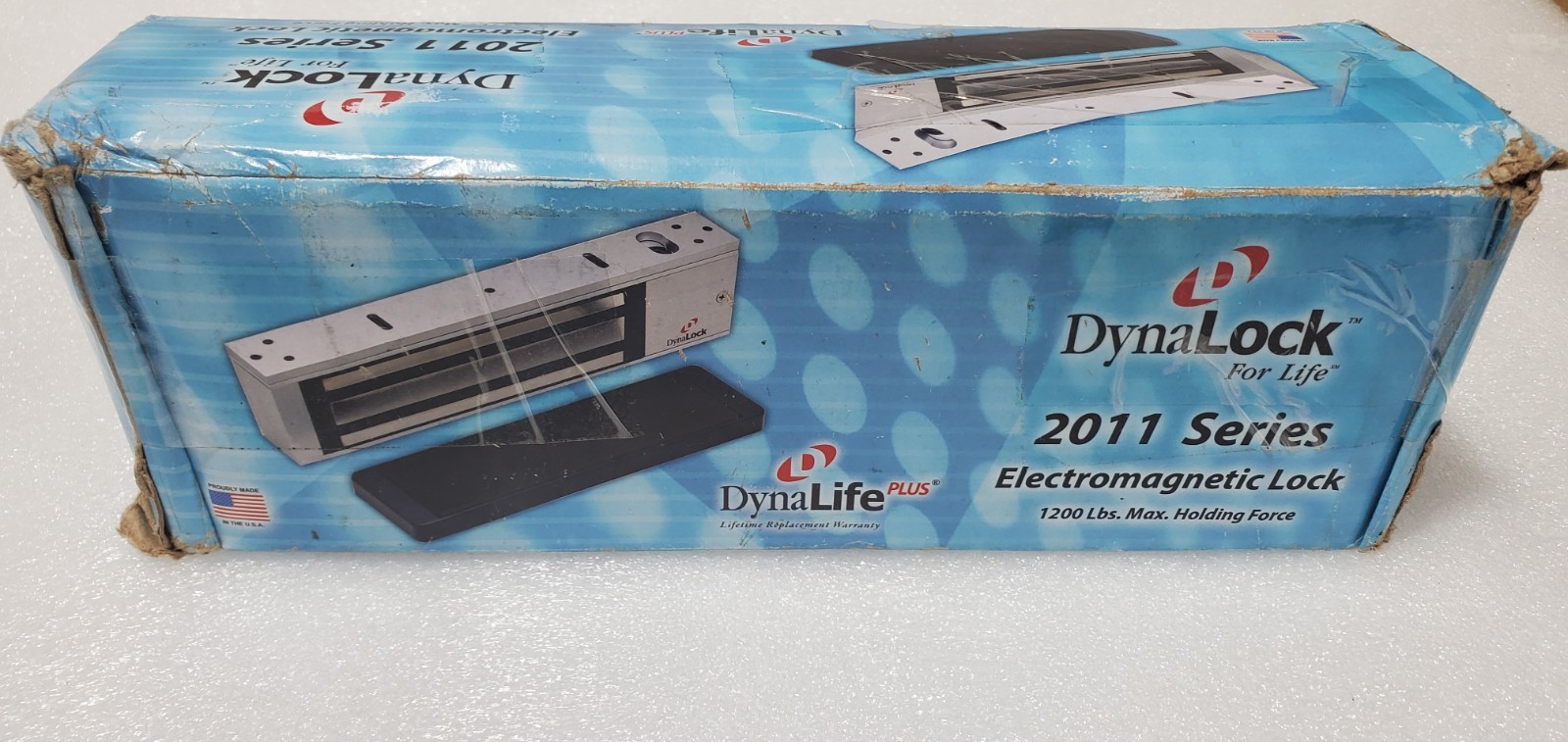 DynaLock 2011-US28-DSM Surface Mount Electromagnetic Lock 1200 LBS 12/24V NEW.