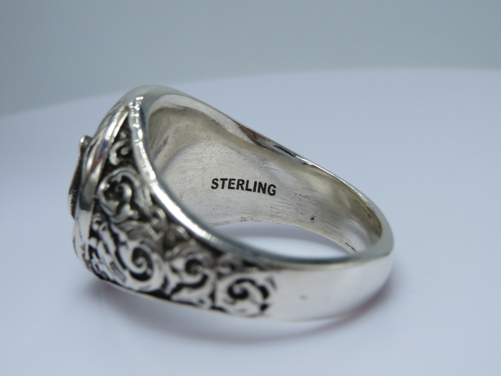 SILVER 925 , RING ,MASONIC , Freemasonry RING , US size 9.5