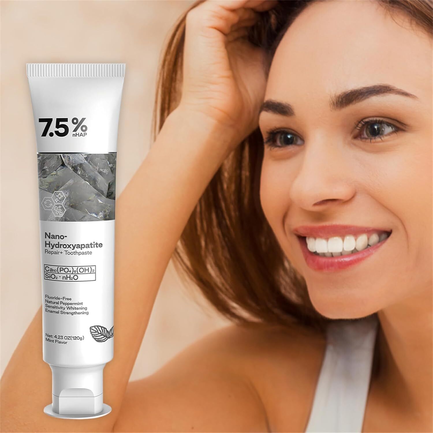 Hydroxyapatite Toothpaste, Deep Cleaning Toothpaste, Advanced Enamel Protection~