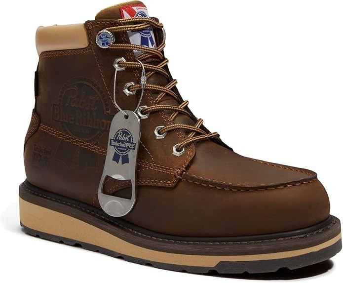 Timberland PRO Men's 6" PBR Pabst Gridworks Soft Toe Waterproof Boot New in Box