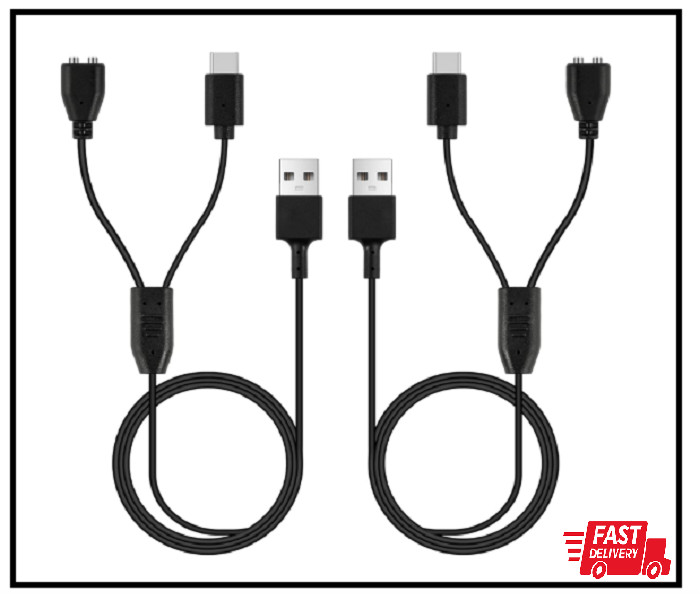Pack of 2 Charger Cord Replacement for Jugbow/Delupet/Yawpet Training Collar, 2-