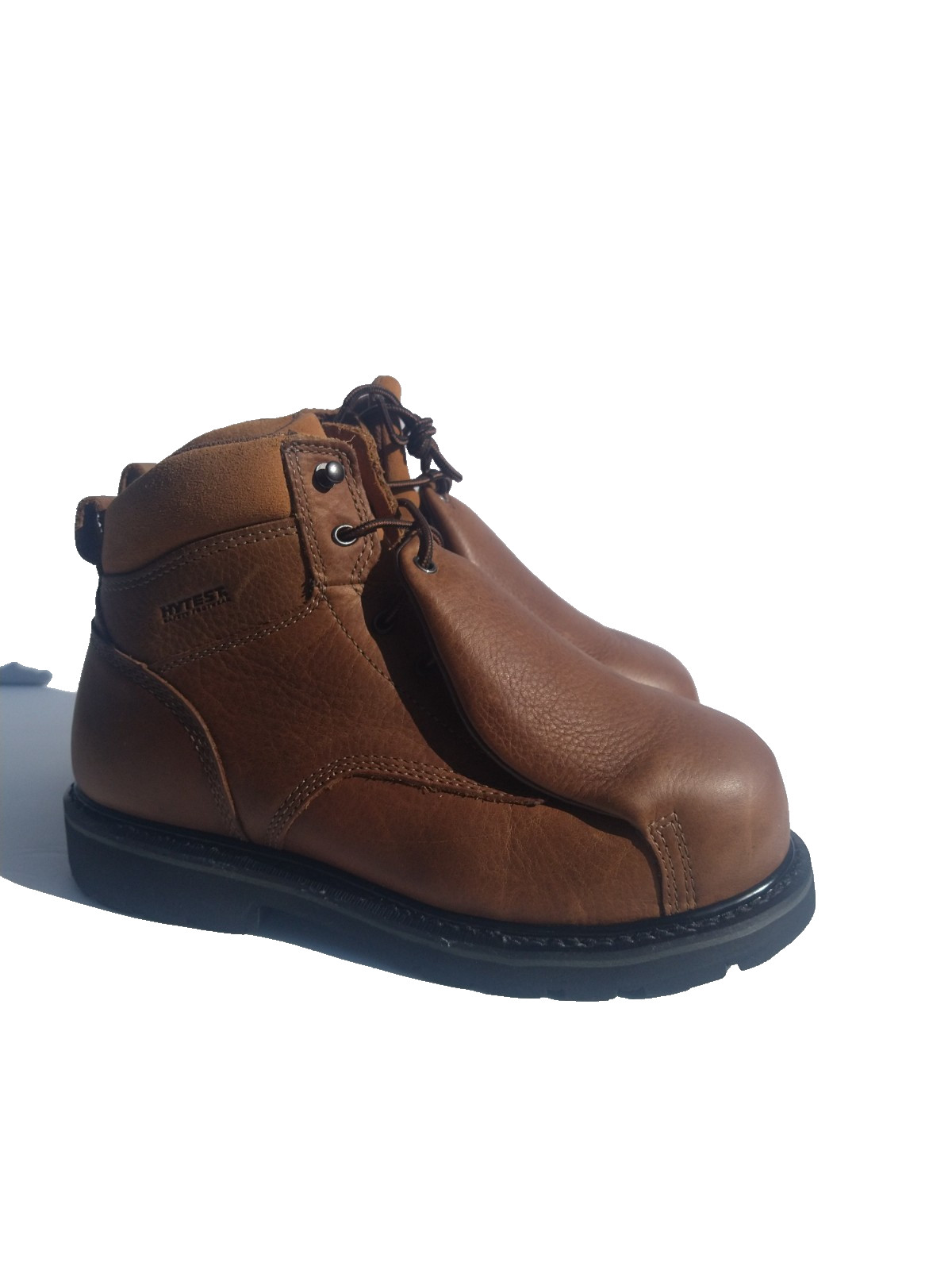 HYTEST Mens 10 EW Metatarsal Guard Steel Toe Work Boot Shoes Oil Resistant Leath