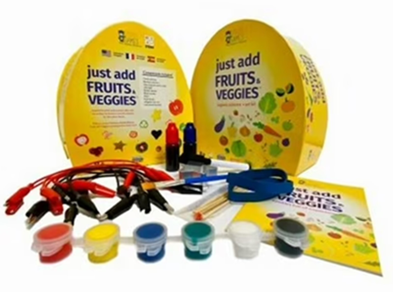 Griddly Games Just Ad Fruits & Veggies NIB - S.T.E.A.M. Kit