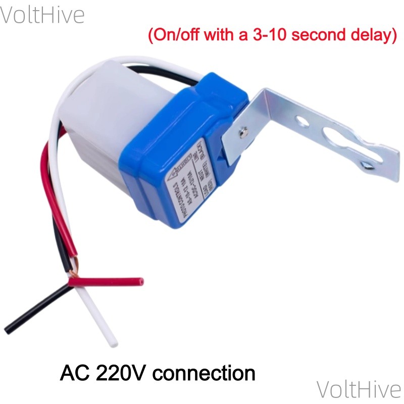3PCS AS-10 Type 220V Rainproof Fully Automatic Street Lamp Sensor Switch New