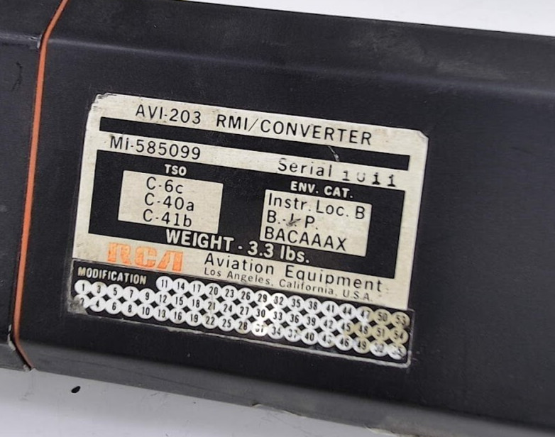 Converter - RMI AVI-203 RCA MI-585099