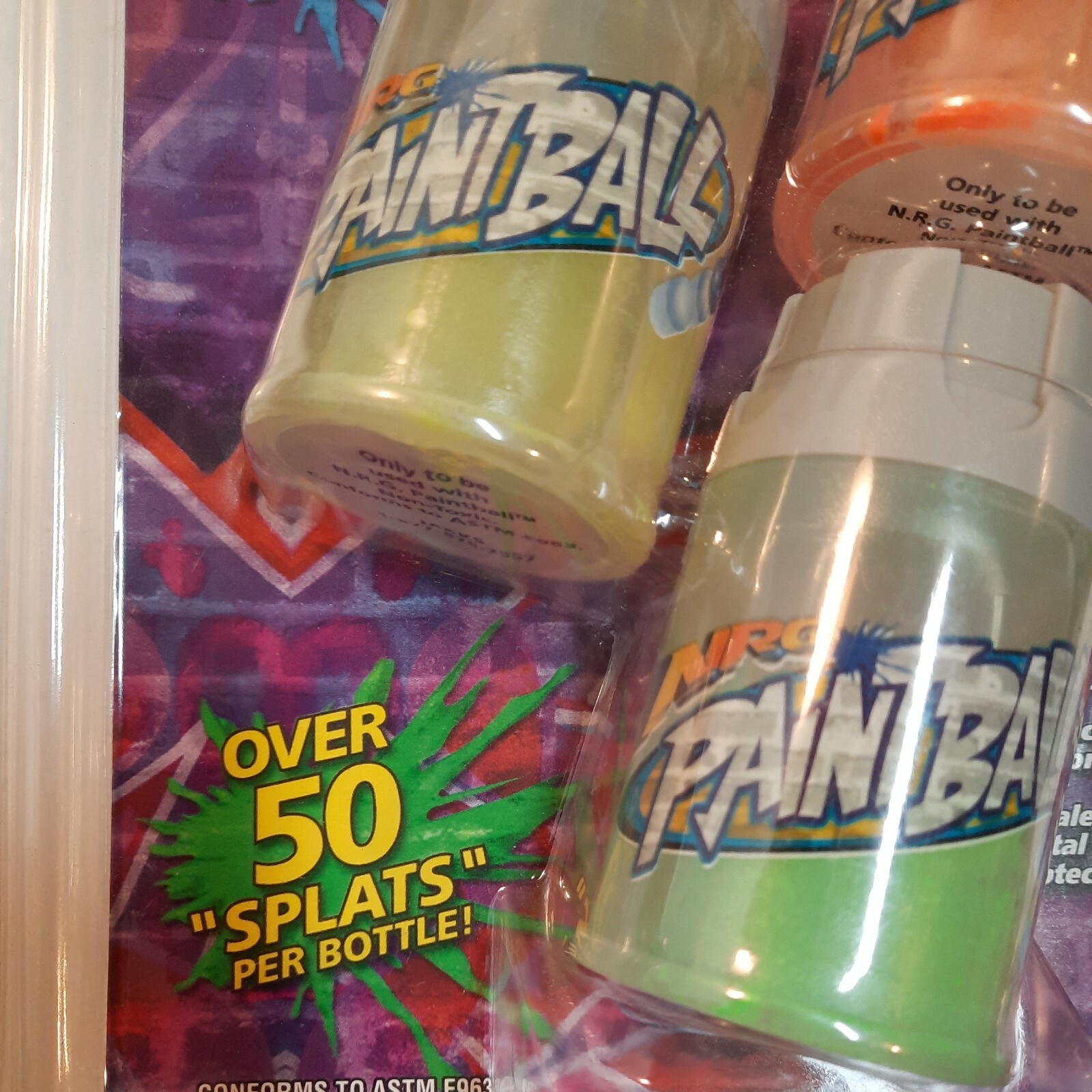 Vintage Toymax Nrg Paintball Refill Pack 80782 new sealed in Package