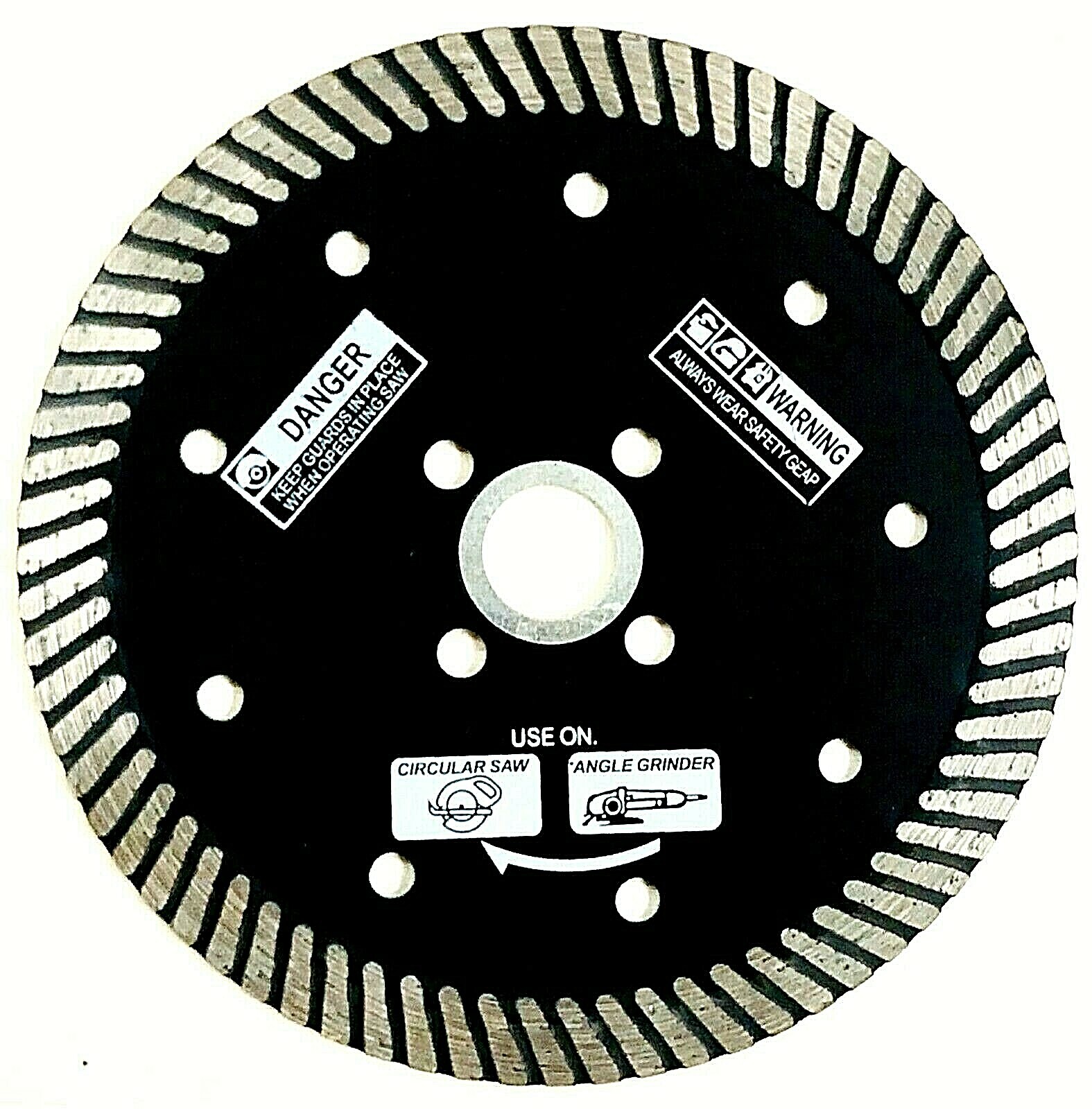 5" Diamond Blade Granite Sandstone marble Allow flush cutting w flush mount 2pk
