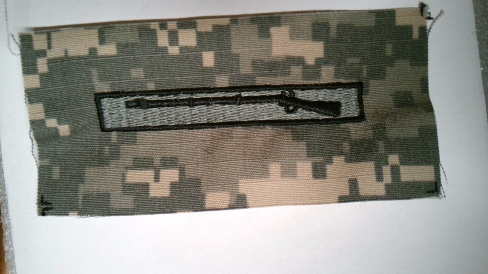 MILITARY PATCH SEW ON TAB DIGITAL ACU EXPERT INFANTRY BADGE