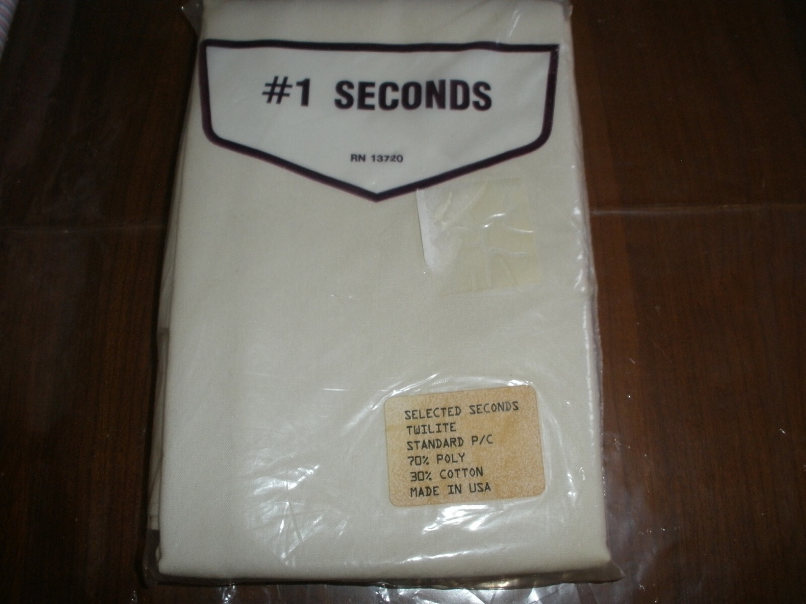 NEW #1 Seconds Off White Standard Pillowcase
