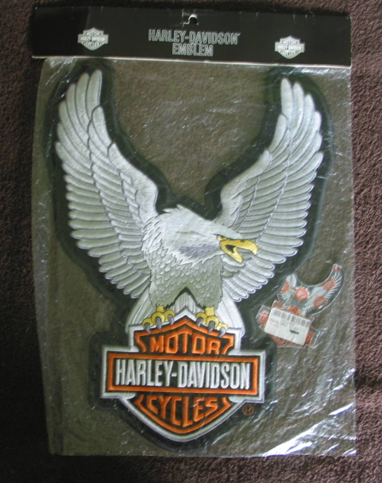 Harley Davidson   Eagle Bar & Shield   XL Patch / Emblem