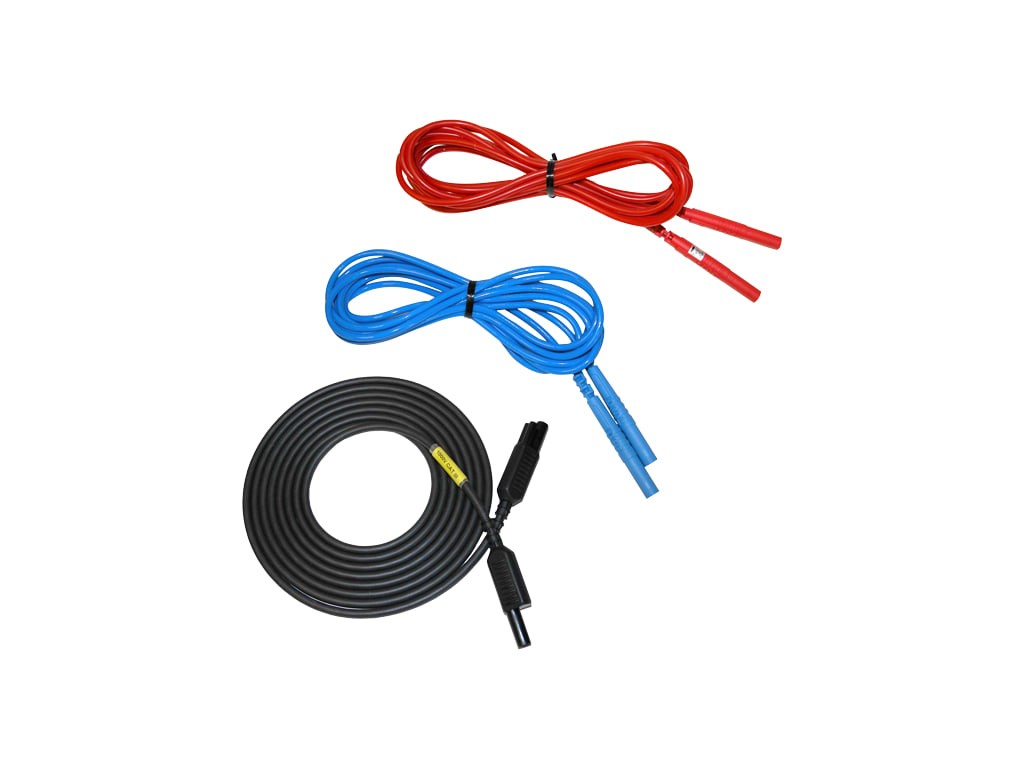 AEMC 2951.70 - Set of 3, Color-Coded Safety Leads, 10ft