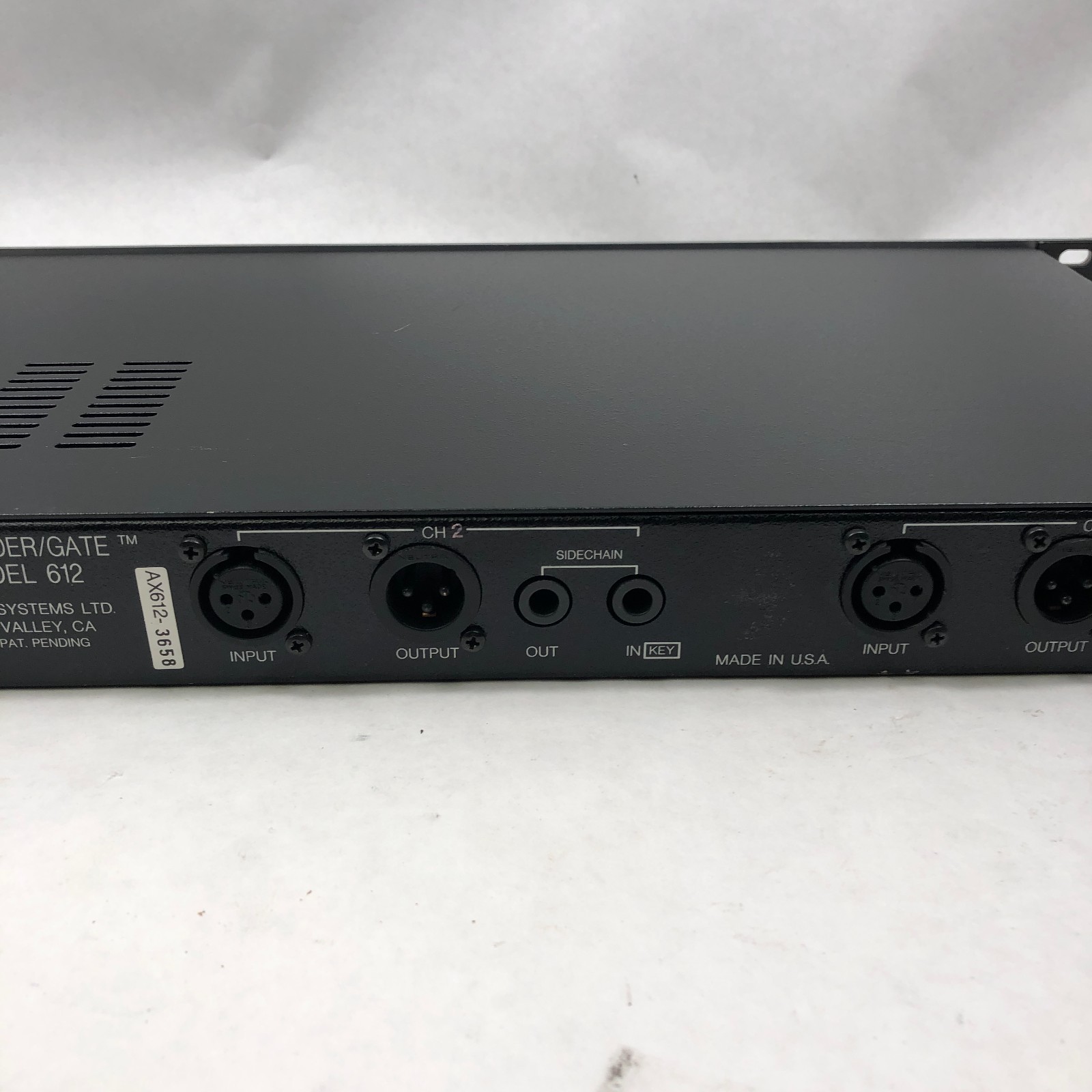 Rack Mount Aphex 2-Channel Expander Gate Model 612