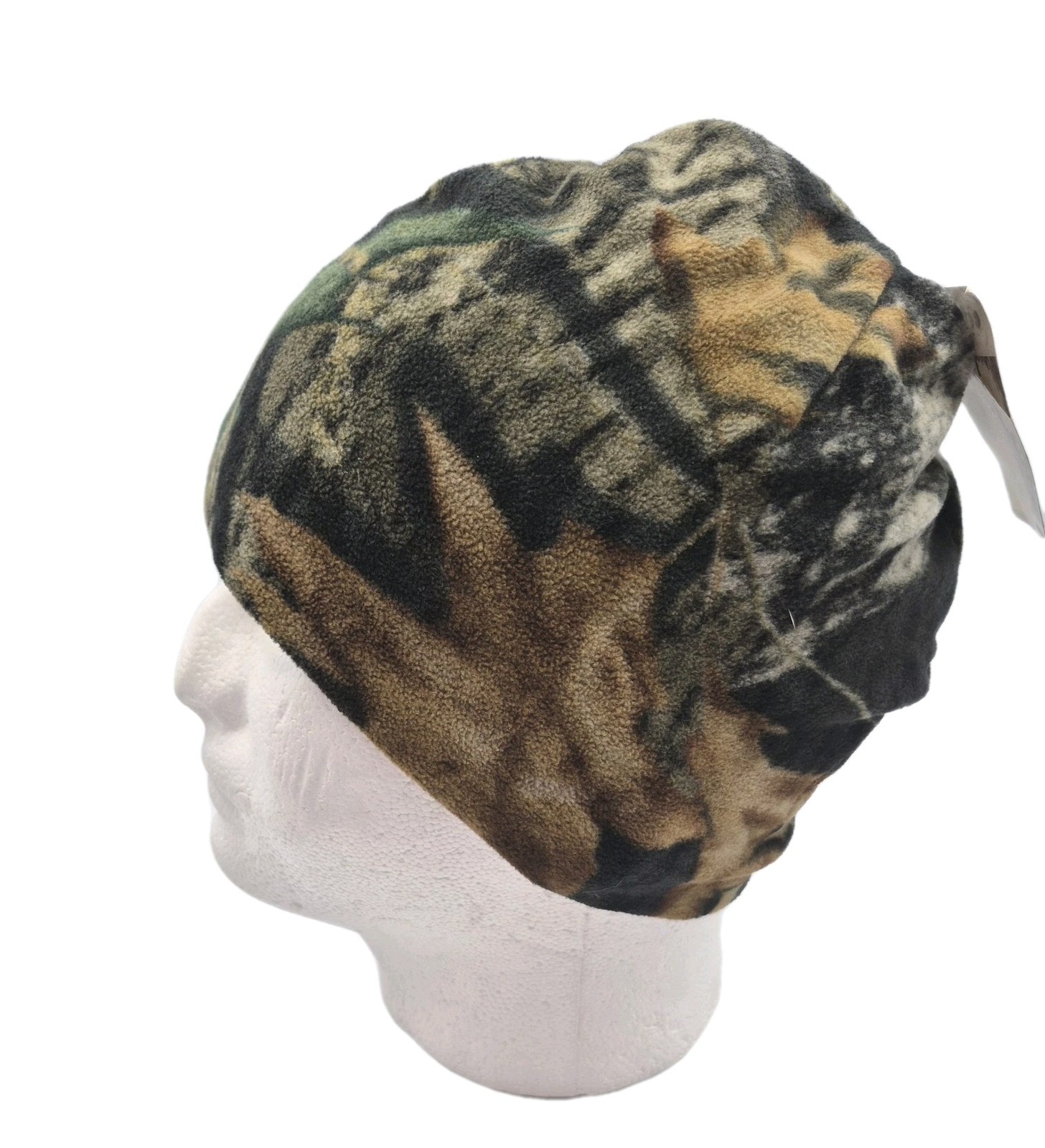 MOSSY OAK Camo Beanie Double Fleece Adult One Size Hunting Cap NEW with Tag