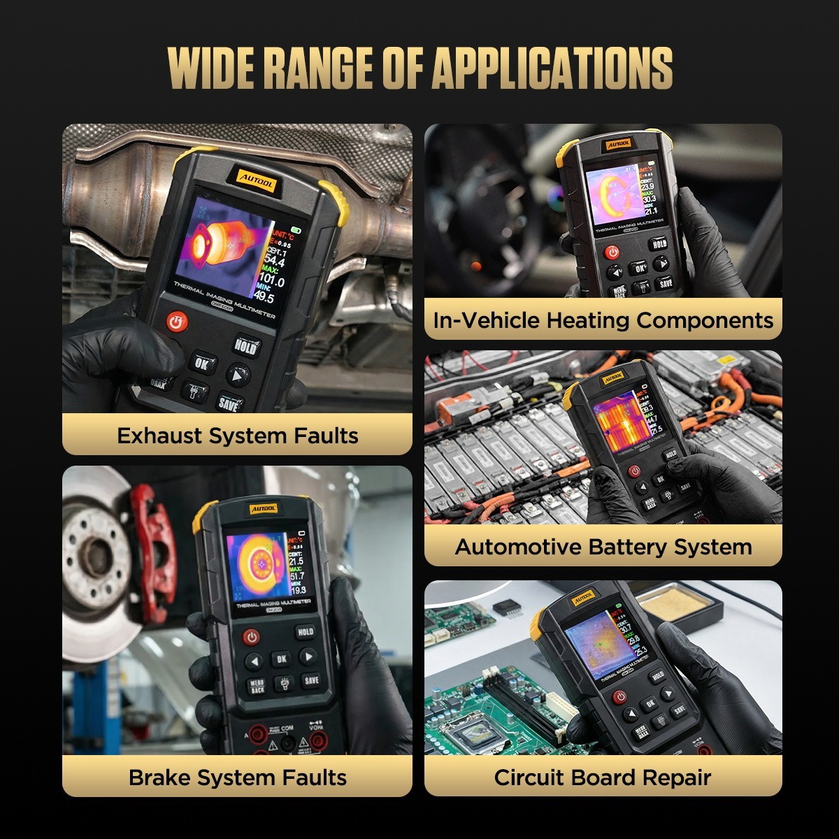 Thermal Imaging Camera Digital Multimeter EPB Electronic Parking Brake Release