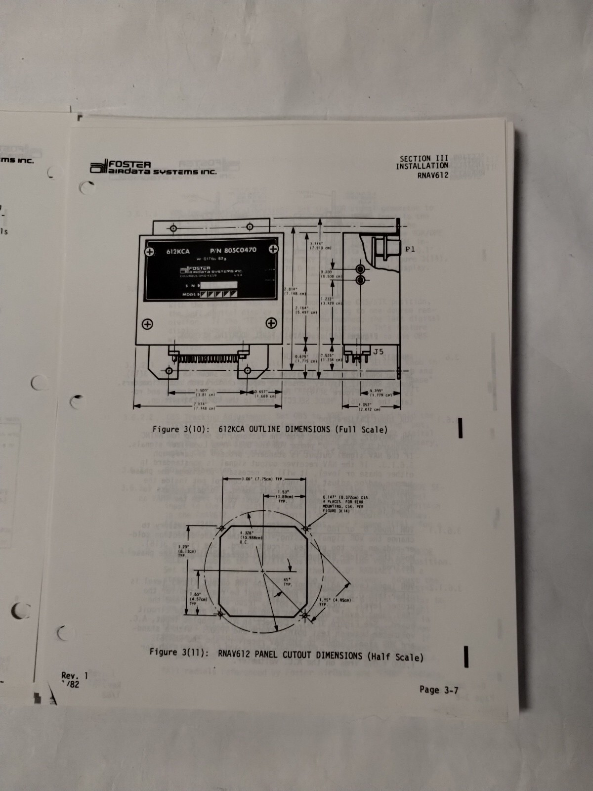 Foster RNAV612 Area Navigation System Installation & Maintenance Manual-Copy