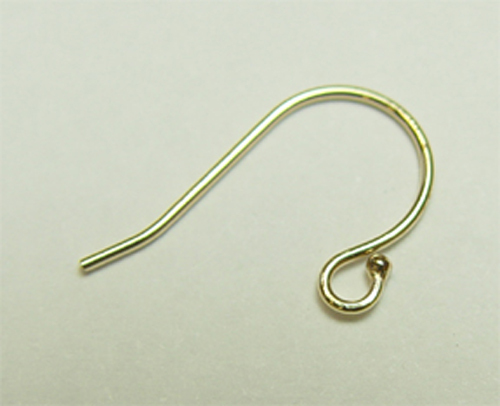 #811-21 14kt gold filled ball end ear wire @10 piceces