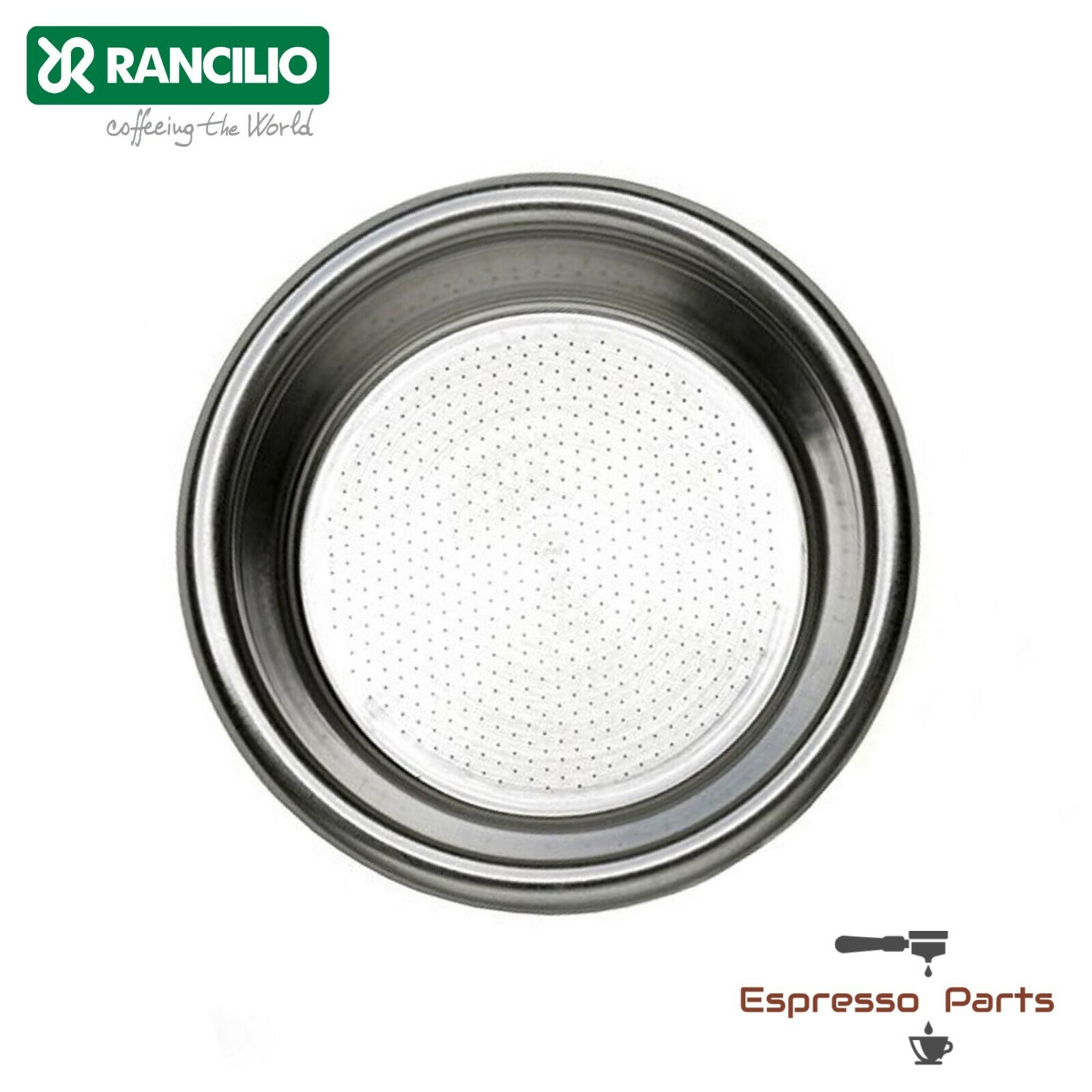 Rancilio 18g Double 2 Cup Portafilter Basket OEM Part Fit all Rancilio & Silvia