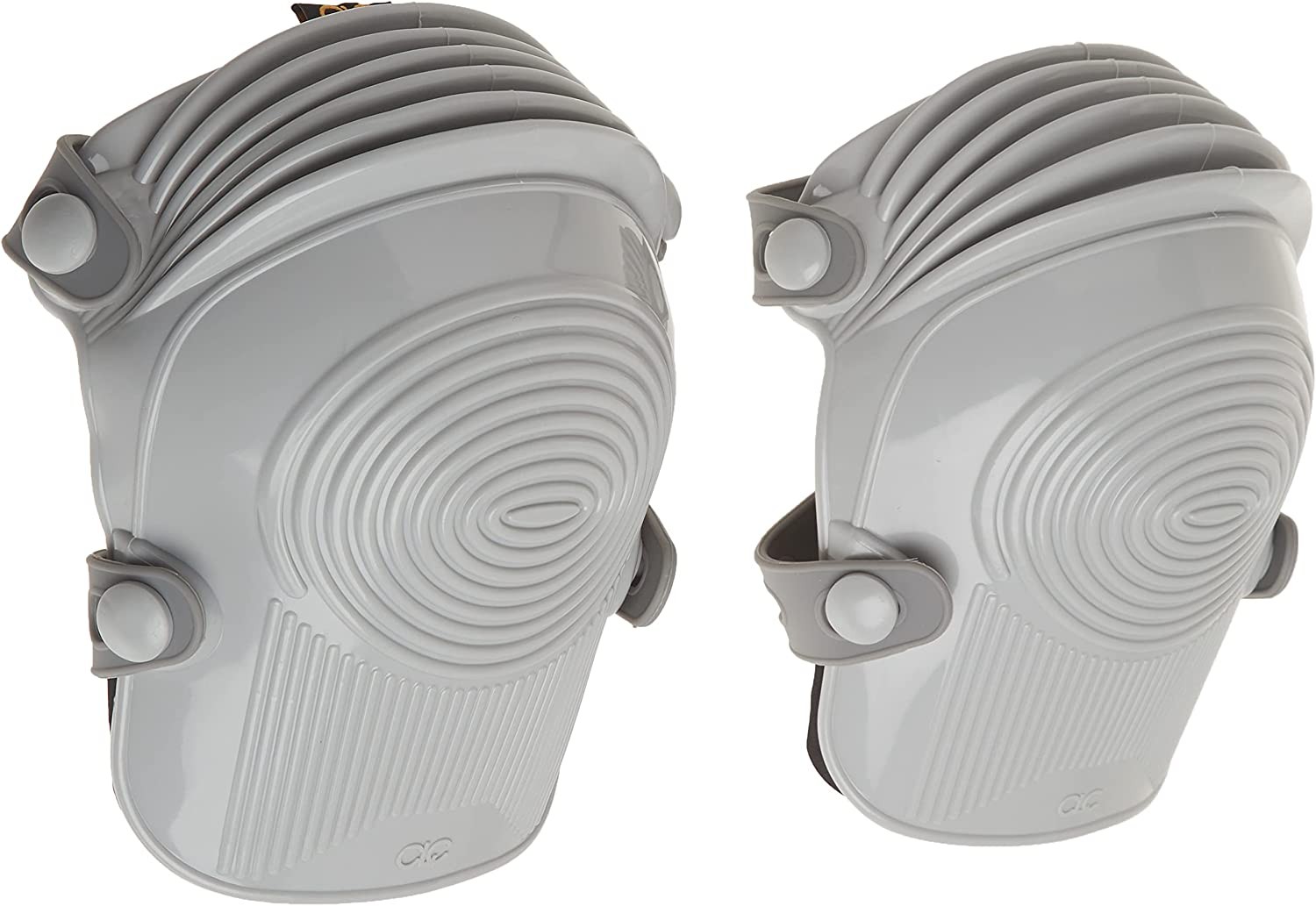 Custom Leathercraft 361 Ultraflex Non-Skid Highly Durable Kneepads, Grey