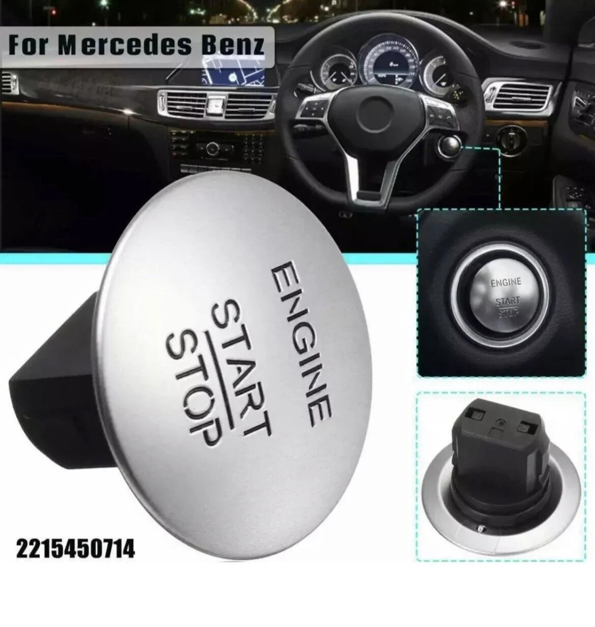 OEM Mercedes Benz Push to Start Button Keyless Go Engine Start Stop